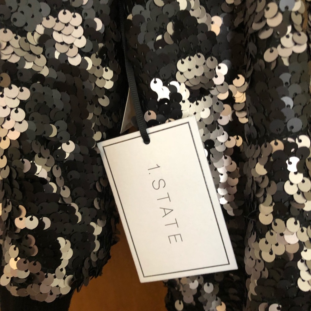 Crop sequin jacket - Picture 3 of 3